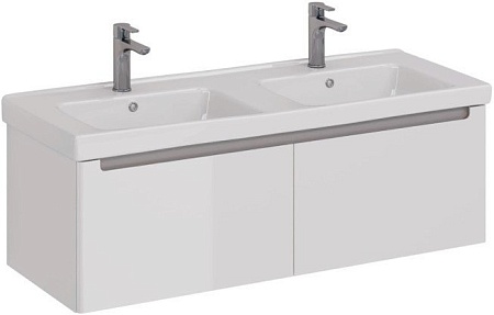 Lemark Тумба под умывальник Buno Mini 125 LM05BM125T (белый глянец)