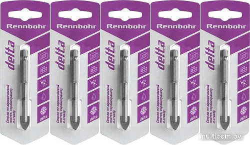 Набор сверл Rennbohr Delta 676003.21.2 (5 шт)