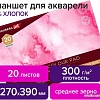 Планшет для акварели BRAUBERG Art 113252 (20 л)
