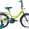 Детский велосипед Novatrack Vector 18 (салатовый/голубой, 2019)