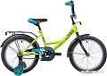 Детский велосипед Novatrack Vector 18 (салатовый/голубой, 2019)