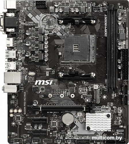 Материнская плата MSI B450M PRO-M2 MAX