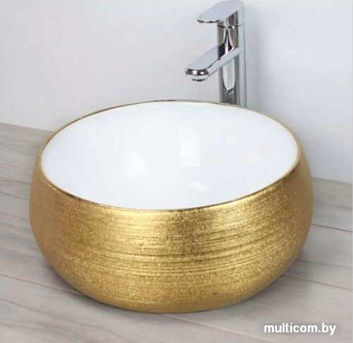Умывальник Melana MLN-A373L-GGW (золотистый)