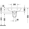 Умывальник Duravit D-Code 65x50 (23106500002)