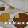 Шторка-занавеска для ванны Miranda Bubble Beige
