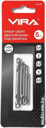 Набор сверл Vira под заклепки 554350 (5 шт)
