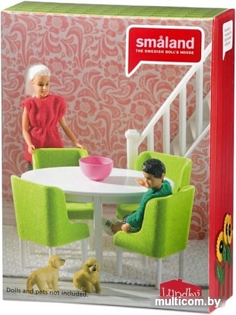 Мебель для кукольного домика Lundby Обеденная группа 60209000