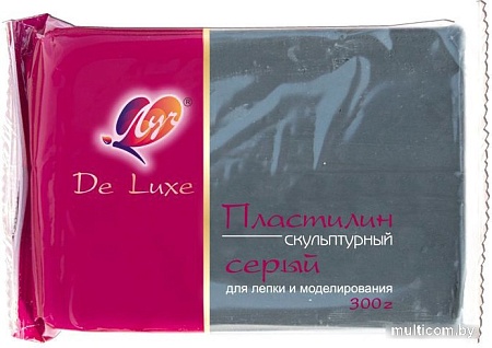 Пластилин скульптурный Луч 23С 1483-08 (серый)