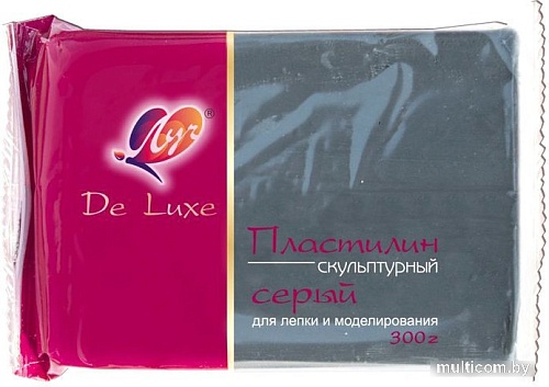 Пластилин скульптурный Луч 23С 1483-08 (серый)