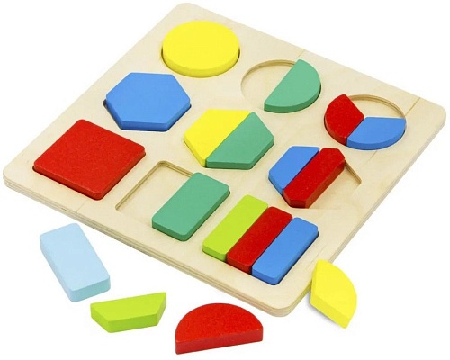 Сортер Alatoys Дроби-фигуры ДР2101