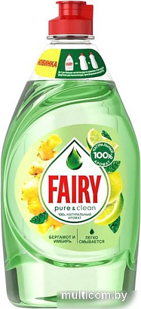 Средство для мытья посуды Fairy Platinum Лайм 430 мл