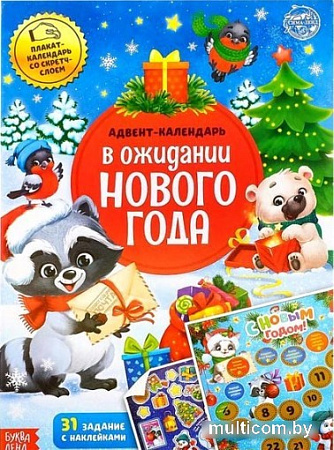 Книга издательства Буква-ленд Адвент-календарь. В ожидании нового года