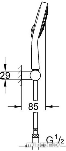 Душевой гарнитур Grohe Power&Soul Cosmopolitan 130 [27741000]