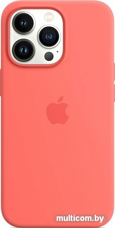 Чехол для телефона Apple MagSafe Silicone Case для iPhone 13 Pro (розовый помело)