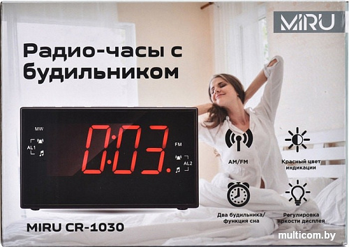 Радиочасы Miru CR-1030