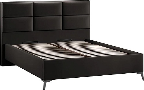 Кровать Трия Делана Тип 1 с подъемным механизмом 160x200 (велюр Confetti Stone)