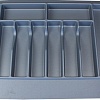 Лоток для столовых приборов Starax S-2292-G (серый)