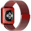 Браслет Rumi Milanese loop металлический для Apple Watch 38/40/41mm (красный)