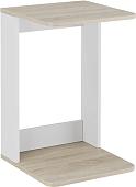 Приставной столик Трия Diamond тип 5 КМ+02.68.000.140 (дуб сонома/белый)