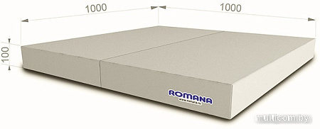 Cпортивный мат Romana 5.013.10 (серый)