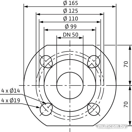 Циркуляционный насос Wilo Yonos MAXO 40/0.5-16