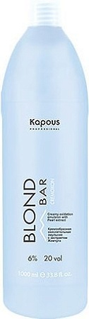 Окислитель Kapous Professional Blond Bar с экстрактом жемчуга Blond Cremoxon 6% 1000 мл