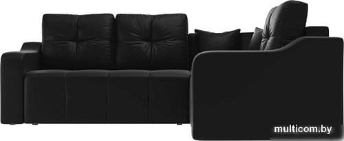 Угловой диван Mebelico Кембридж угловой 108832 (правый, экокожа, черный)