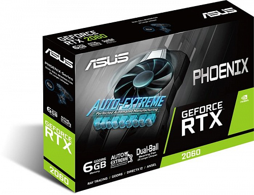 Видеокарта ASUS Phoenix GeForce RTX 2060 6GB GDDR6 PH-RTX2060-6G
