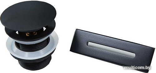 Донный клапан Vincea VDR-4B (черный)