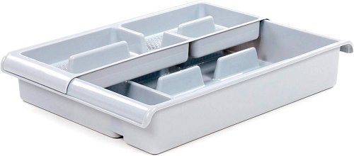 Лоток для столовых приборов Полесье №6 05134 (дымчатый)