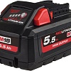 Аккумулятор с зарядным устройством Milwaukee M18 HNRG-552 (18В/5.5 Ah + 12-18В)