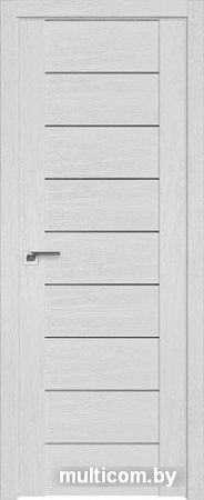 Межкомнатная дверь ProfilDoors 98XN 60x200 (монблан/стекло графит)