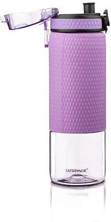 Бутылка UZSpace Diamond 5057 сиреневый