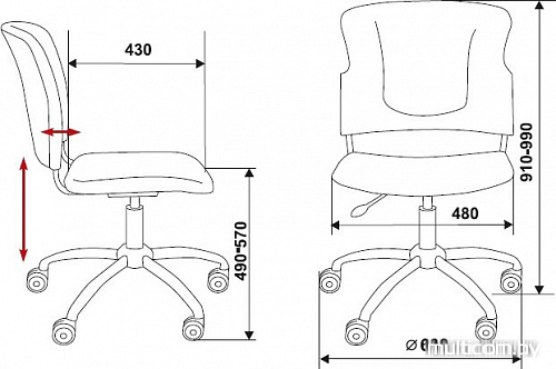 Кресло Бюрократ CH-H322SXN