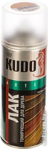 Лак Kudo тонирующий для дерева акриловый универсальный 0.52 л (дуб)