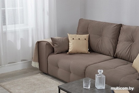 Диван PirroGroup Питсбург (велюр, velvet latte)