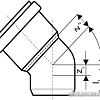 Ostendorf отвод KGB 160x45°