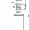 Дозатор для жидкого мыла Paulmark Rein D002-310 (серый)