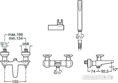 Смеситель Roca Betap 5A0144C00