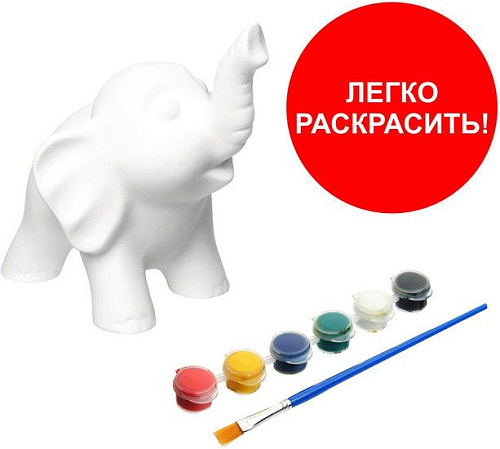 Набор для рисования Раскрась и подари Слоник IG-1024