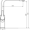 Смеситель Damixa Merkur 710770300 (черный матовый)