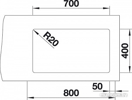 Кухонная мойка Blanco Etagon 700-U (белый)