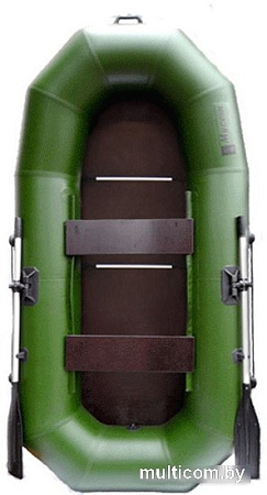 Гребная лодка Муссон Н-270 С (зеленый)