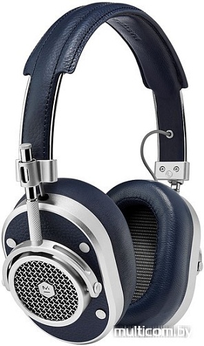 Наушники Master & Dynamic MH40 (серебристый/синий)