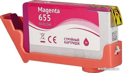 Картридж Sakura Printing SICZ111AE (аналог HP 655 Magenta)