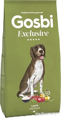 Сухой корм для собак Gosbi Gosbi exclusive lamb medium 12 кг