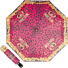Складной зонт Moschino 8009-OCJ Logo animalier Fuxia