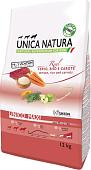 Сухой корм для собак Unica Natura Unico Maxi с олениной, рисом и морковью 12 кг