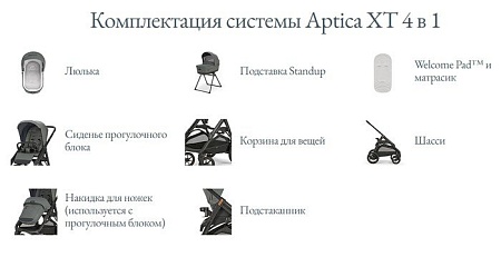 Универсальная коляска Inglesina Aptica XT Duo (3 в 1, tuareg beige)