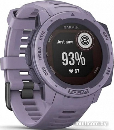 Умные часы Garmin Instinct Solar (орхидея)